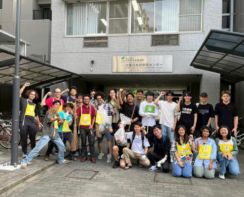 JASSO大阪日本語教育中心學校外觀與學生食堂